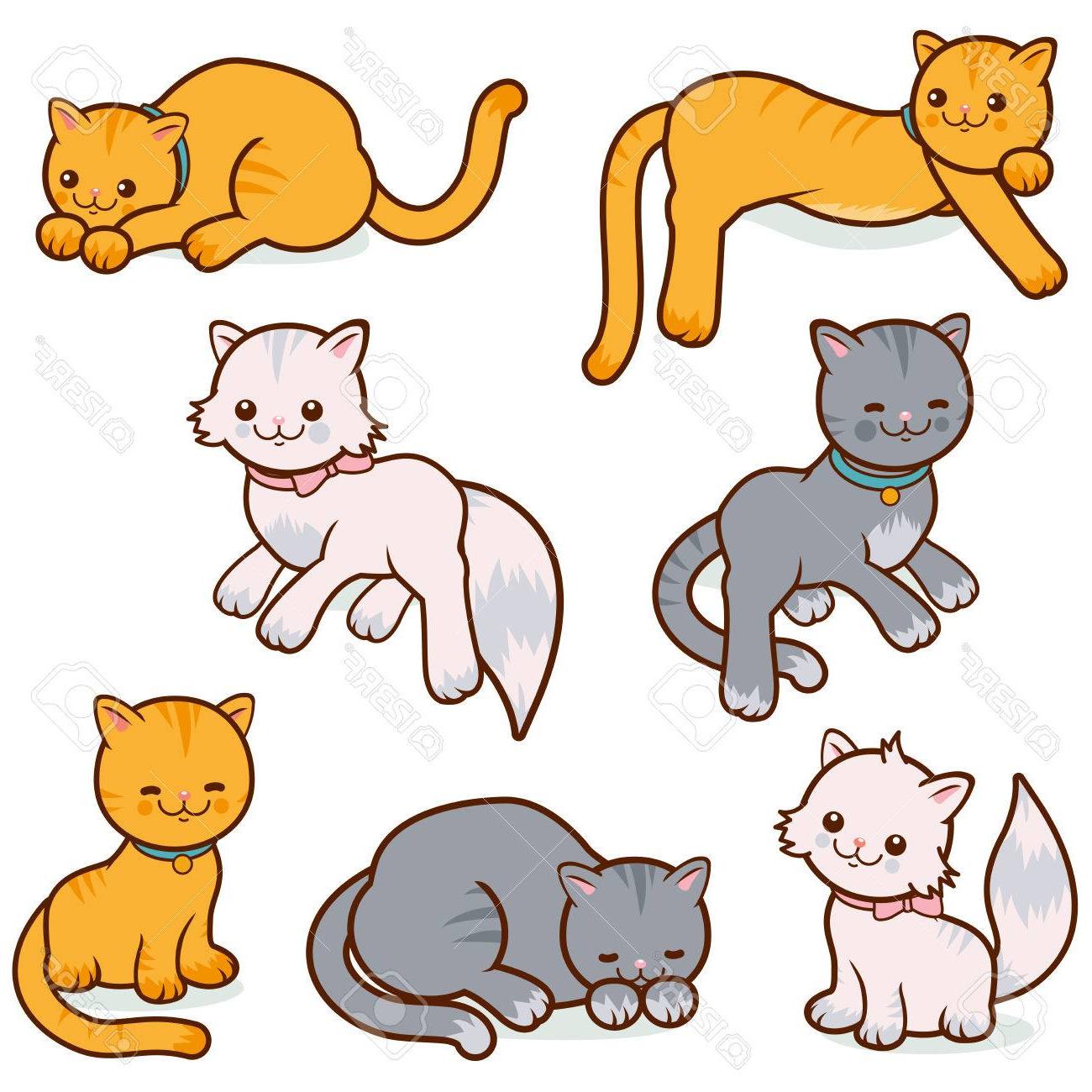 1300x1300 Unique Vector Cat Vector Design Free Vector Art, Images