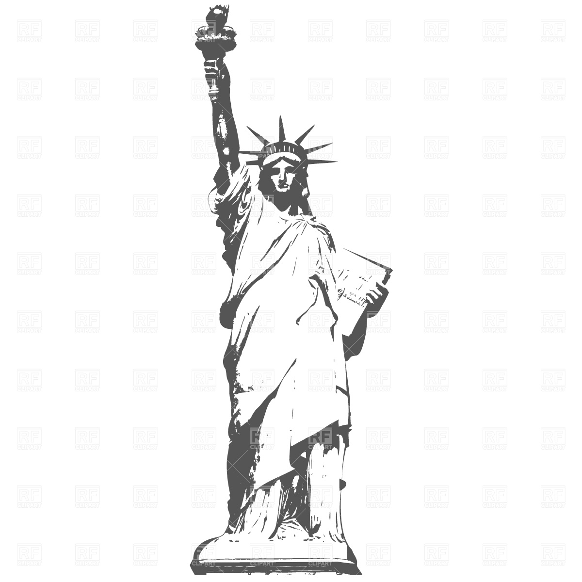 Statue Of Liberty In New York Free Vector Image Vector Artwork 1200x1200 Statue Of Liberty In New York Free Vector Image Vector Artwork