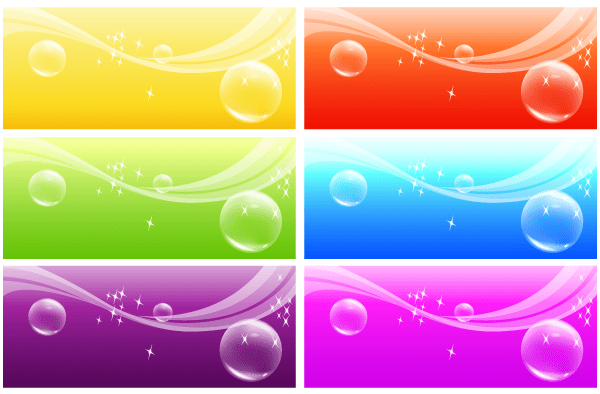 600x394 Free Vector Banner Background