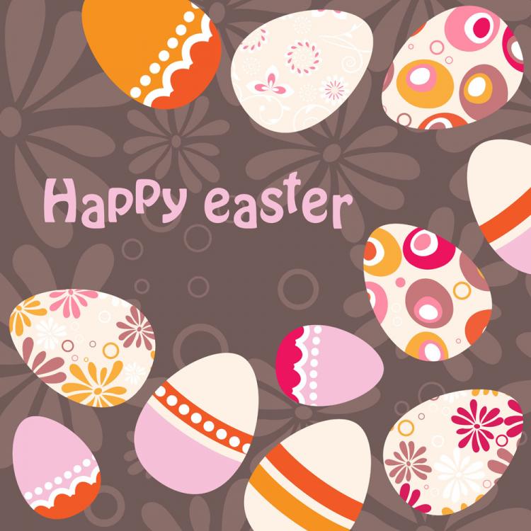 Easter Egg Background Illustrator 750x750 Easter Egg Background Illustrator