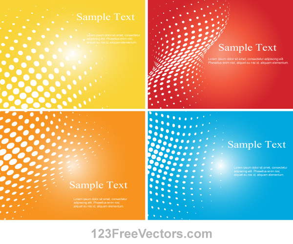 Halftone Dot Colorful Background Vector Illustrator Download 600x500 Halftone Dot Colorful Background Vector Illustrator Download