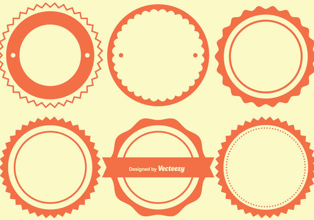 632x443 Vector Badge Shape Set Free Vector Download Cannypic