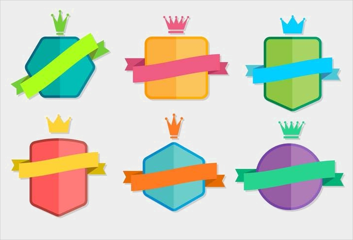 720x490 Free Badges Designs