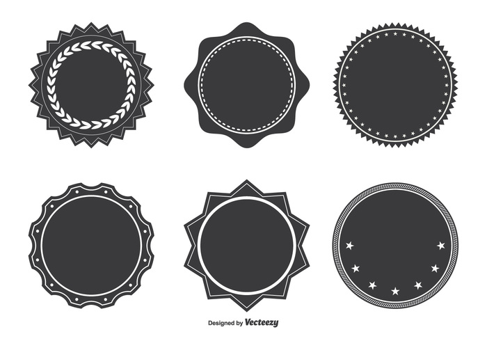 700x490 Assorted Badge Shape Set Free Vectors Ui Download