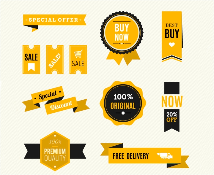 720x590 Free Badges Designs