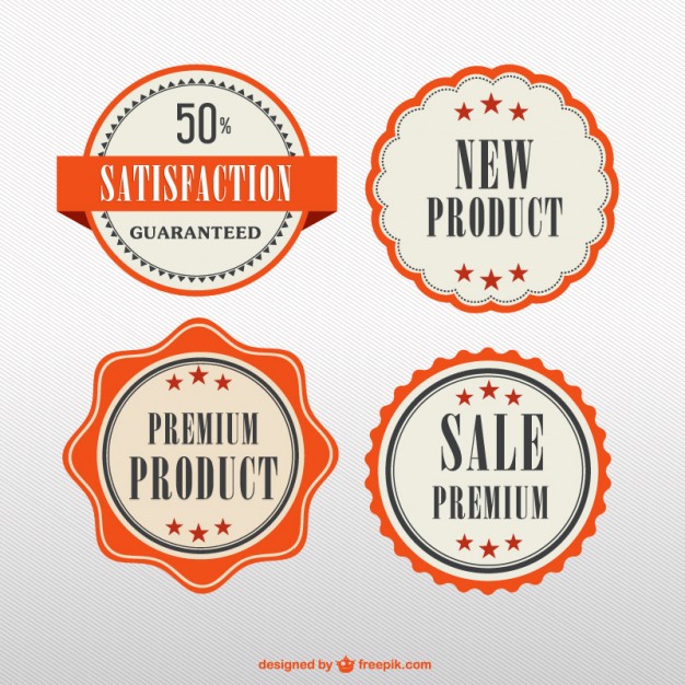 626x626 Badges Free Vector