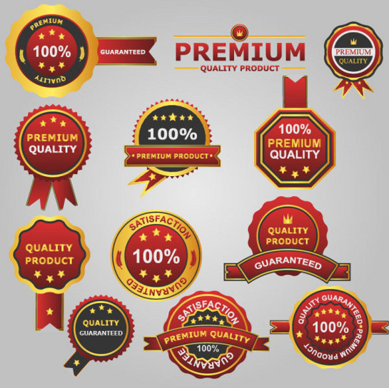 545x544 Free Vector Badges