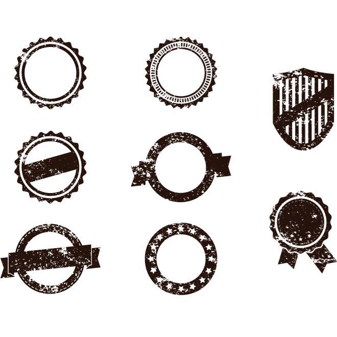 660x660 Grunge Vector Badges Free Vectors Ui Download