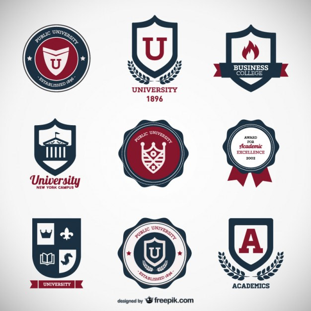 626x626 Free Vector Badges For Logo Design