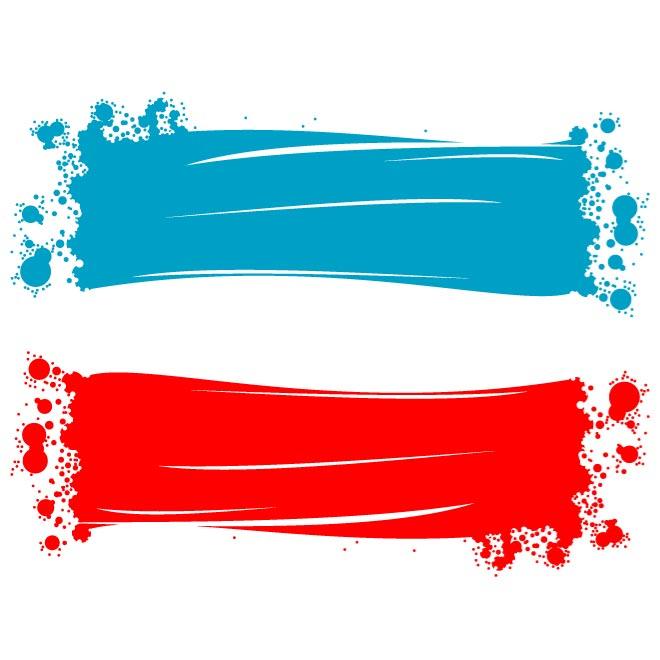 660x660 Two Color Vector Banners
