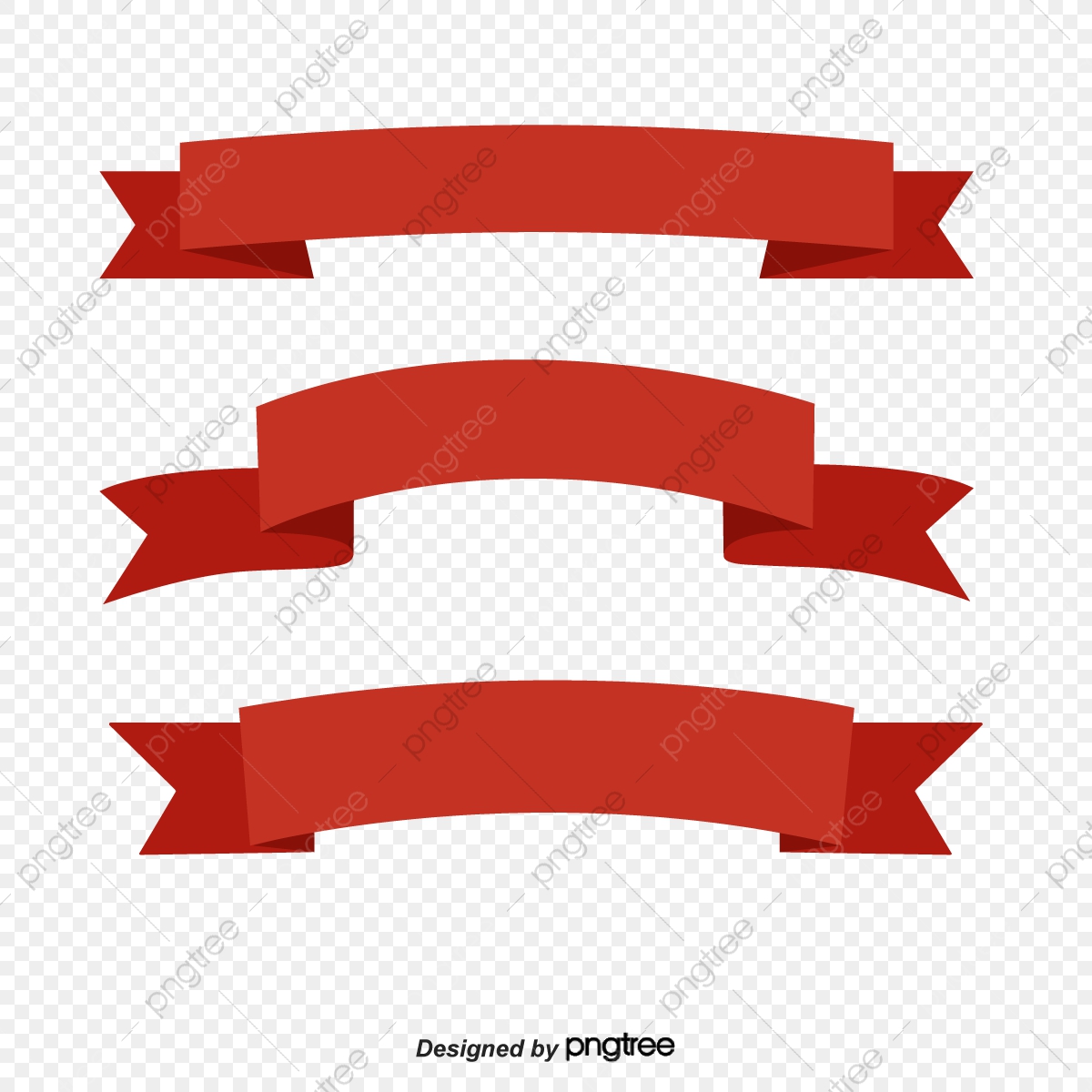 1200x1200 Red Ribbon Banner Material, Ribbon Vector, Banner Vector, Junk