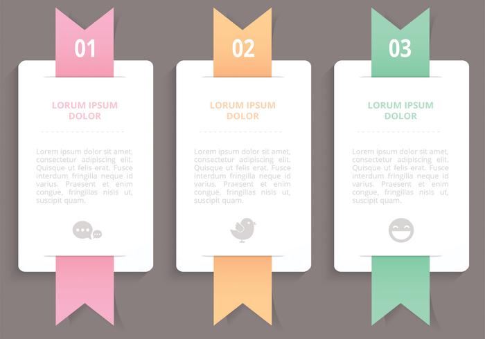 700x490 Vertical Ribbon Banners Vector