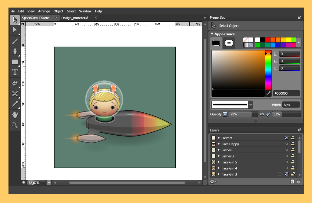 open source vector art software