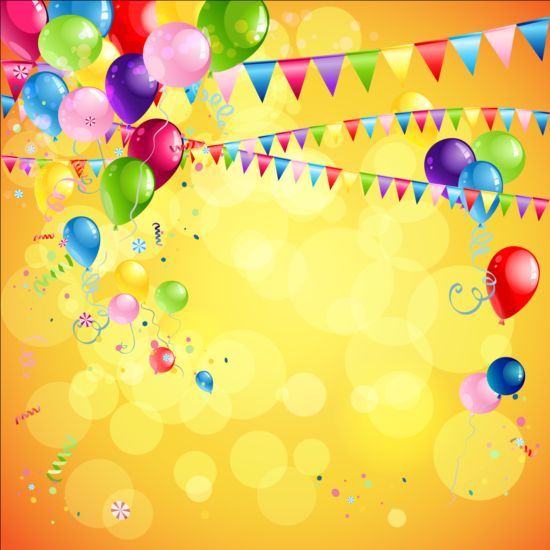 550x550 Bright Birthday Background Design Vector Rabota Birthday