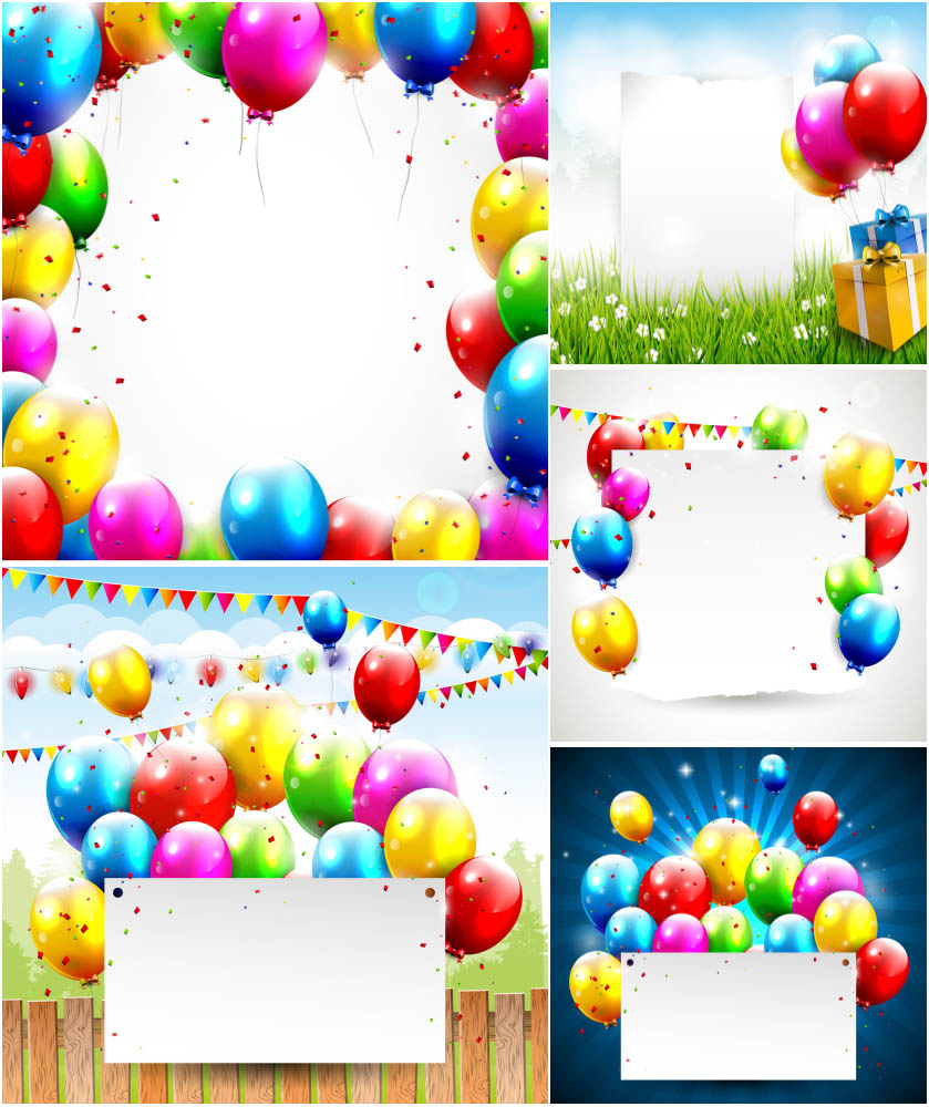 839x1000 Birthday Backgrounds Vector Images