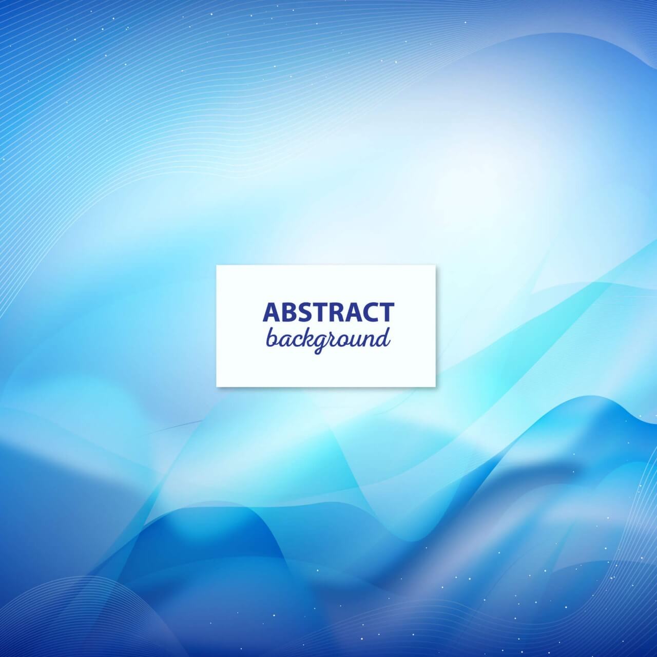 1280x1280 Free Vector Blue Abstract Wavy Modern Background Design