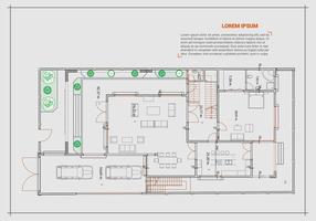 286x200 Floor Plan Free Vector Art