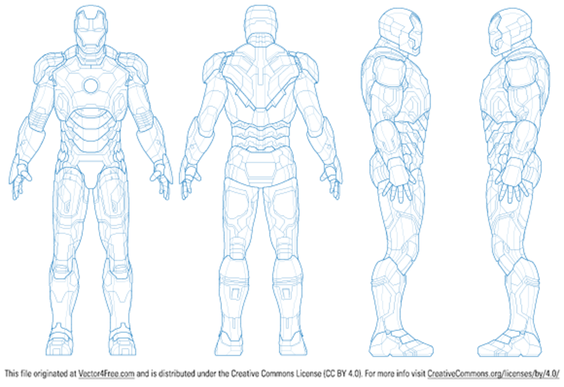 1136x781 Free Ironman Vector