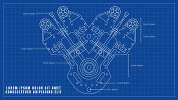 356x200 Blueprint Free Vector Art