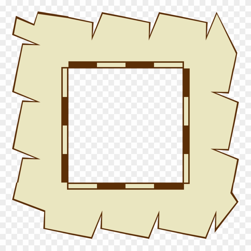 880x880 Game Map Border Paper Clip Art Free Vector