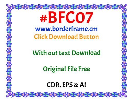 519x400 Mix Colors Simple Vector Border Frame Design Free Border Frame