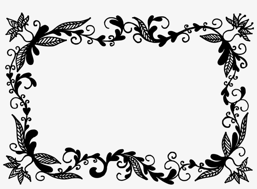 820x603 Vector Frame Clipart Floral