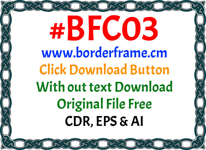 692x504 Celtic Knot Border Frame Vector Design Free Border Frame