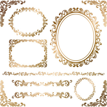 368x368 Gold Frame Border Vector Free Vector Download