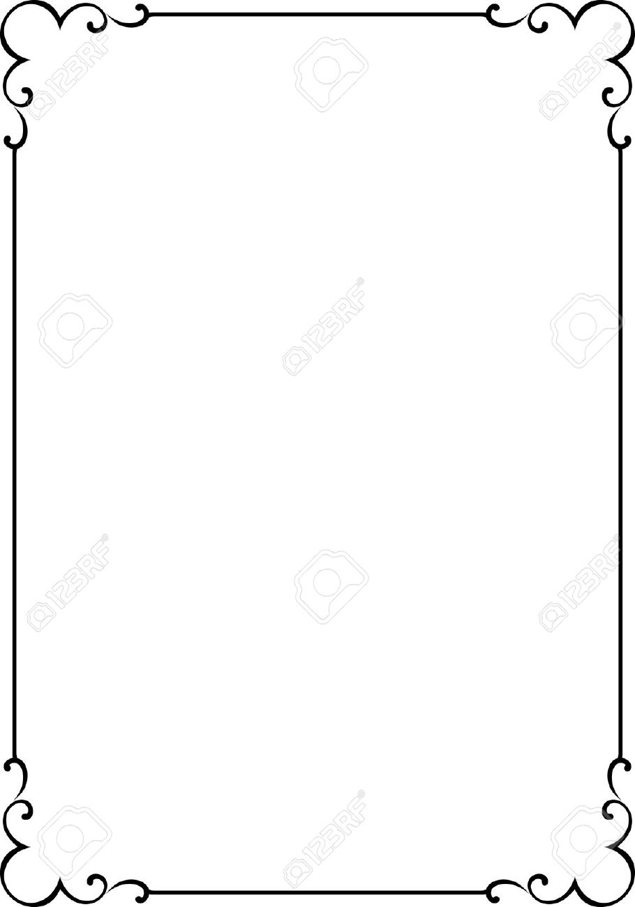 910x1300 Ornamental Frame Vector Clipart Png And Cliparts For Free Download