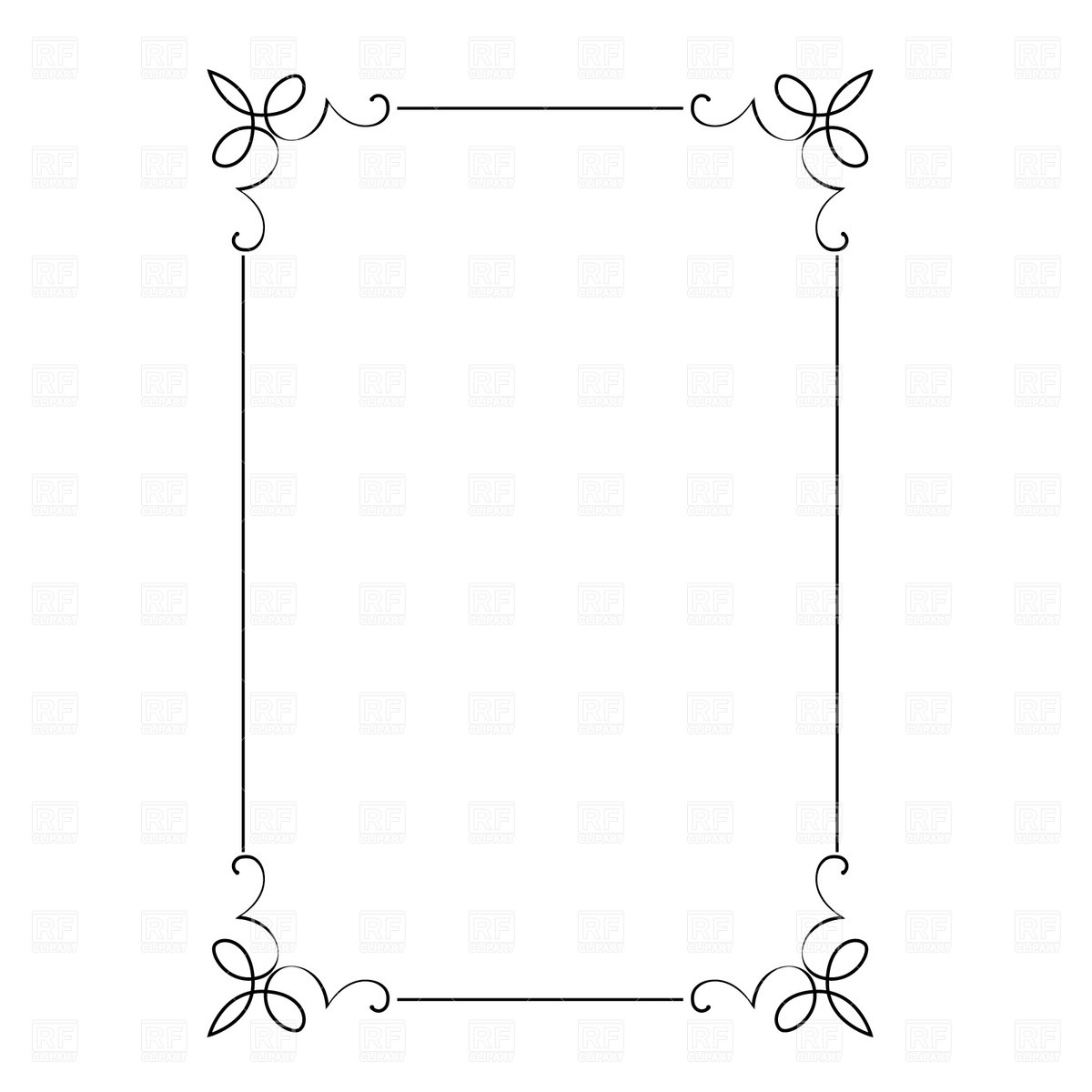1200x1200 Free Vector Frame Border