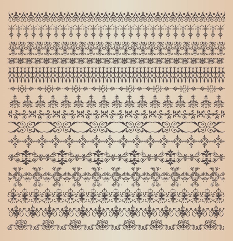 Ornamental Vector Borders Or Dividers Free Vector Graphics All 742x768 Ornamental Vector Borders Or Dividers Free Vector Graphics All