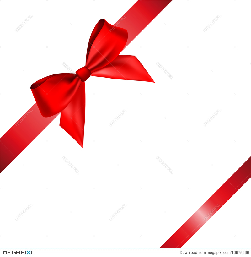 800x818 Vector Bow And Ribbon Illustration