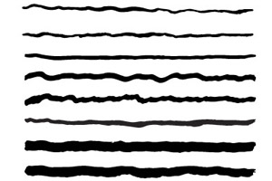 300x200 Free Vector Marker Brushes