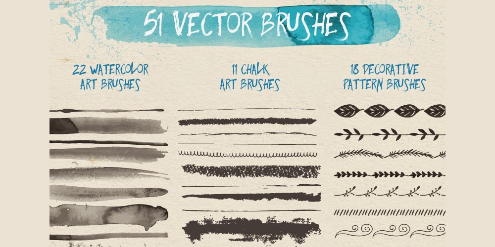 1000x500 Free Brushes For Adobe Illustrator Css Author