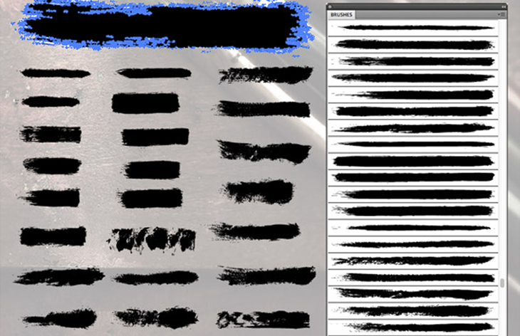 730x472 Free Vector Dry Brush Stroke Illustrator