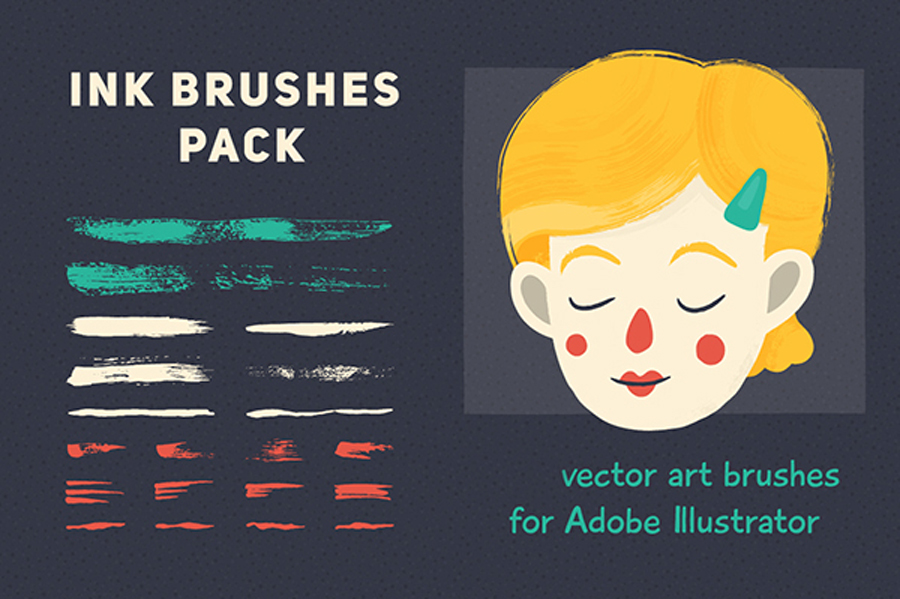 900x599 Vector Brush Set For Illustrator Free Demo Free Design Resources
