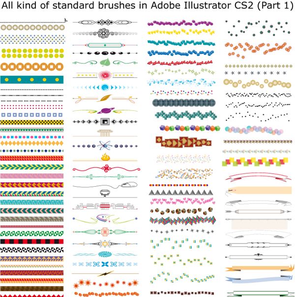600x606 Illustrator Brushes For Download