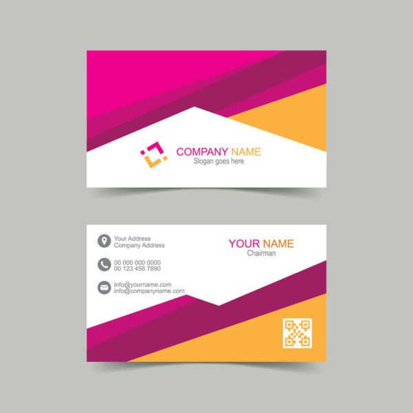 600x600 Vector Business Card Design Free Download