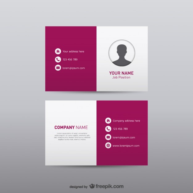 626x626 Free Business Card Design Templates From Freepik
