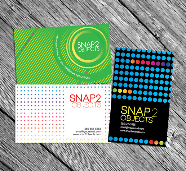 600x550 Colourful Vector Business Cards Templates