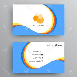 300x300 Vector Business Card Template Visiting Card For Business