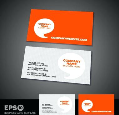 381x368 Free Vector Business Card Templates