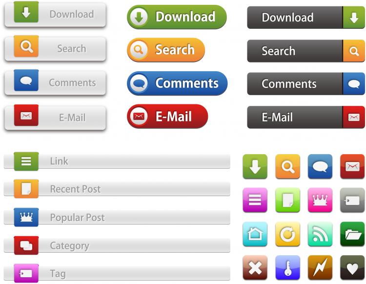 Free Buttons And Icons 750x582 Free Buttons And Icons