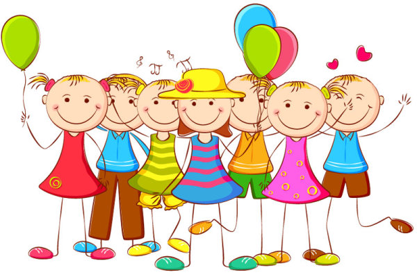 600x399 Free Vector Cartoon Primary School Students Illustration Free