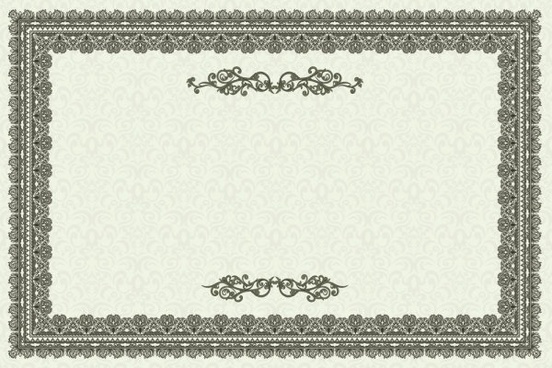552x368 Certificate Border Designs Free Vector Download