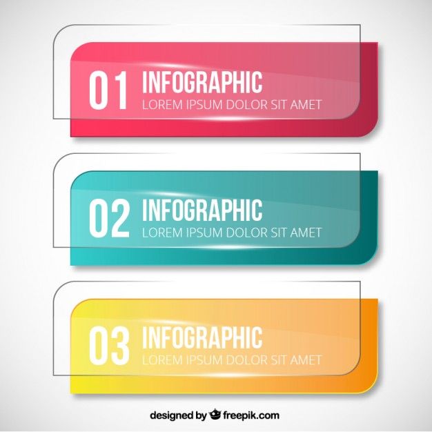 626x626 Crystal Banners For Infographic Free Vector Banner Vector Free