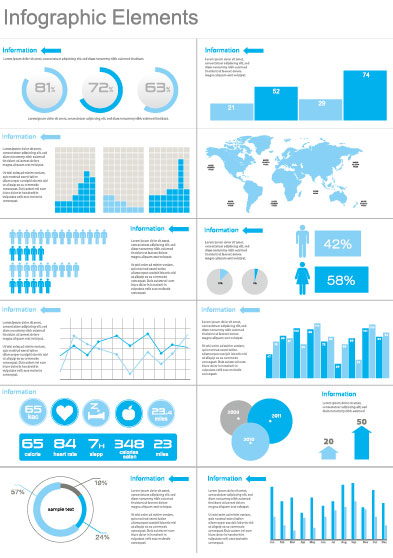 393x558 Business Information Data Chart Vector Free Download