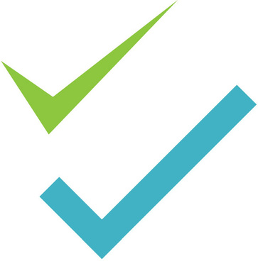 363x368 Checkmark Free Vector Download