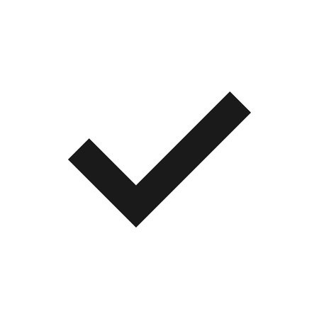 450x450 Check Icon Vector Check Mark Icon Check List Button Icon