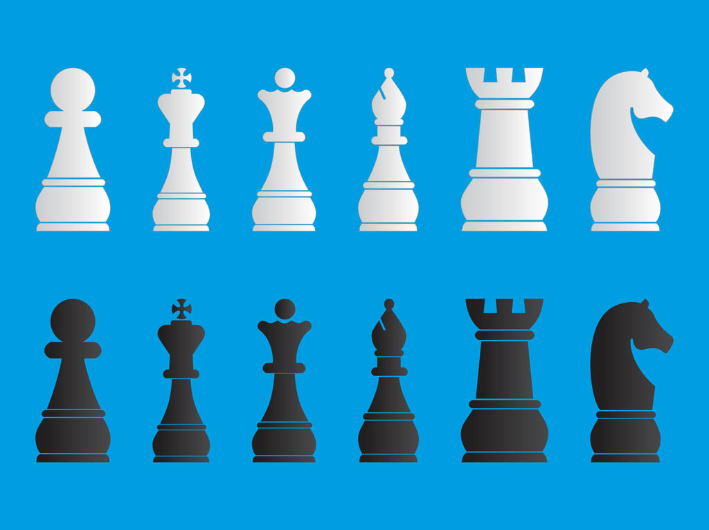 1024x765 Chess Pieces Set Vector Art Graphics